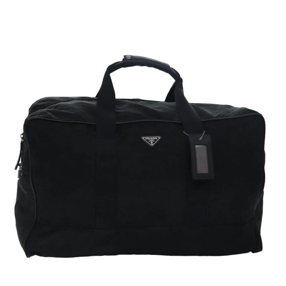 PRADA Boston Bag Enamel 2way Black Auth bs15045 - Picture 1 of 16